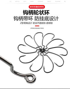 En gros <span class=keywords><strong>FUN</strong></span> Modèle 568 Hameçons de pêche à la traîne pour leurres souples, à profil large, irréguliers, barbelés, pour la pêche en mer, à gros yeux, pour leurres souples - Product Image 6