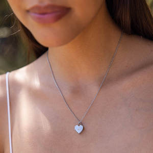 <span class=keywords><strong>Día</strong></span> de San Valentín chapado en oro apilado amor caja colgante medallón collar con colgante de corazón - Product Image 4
