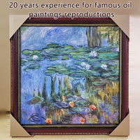 Museumsqualität Handgefertigte Seerosen-Teiche Impressionistische Berühmte Kunst Claude Monet Reproduktion Ölgemälde auf Leinwand