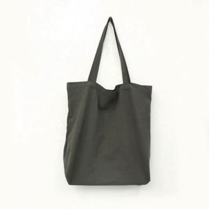 Morandi Solid Color Casual Custom Beach Grocery Reusable Linen Cotton <b>Canvas</b> <b>Tote</b> Shopping Bags - Product Image 6