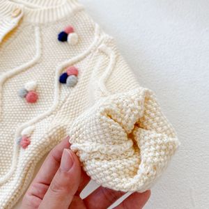 2021 enfants chandails tricotés enfants vêtements cardigan bébé <span class=keywords><strong>fille</strong></span> <span class=keywords><strong>pull</strong></span> en gros - Product Image 6