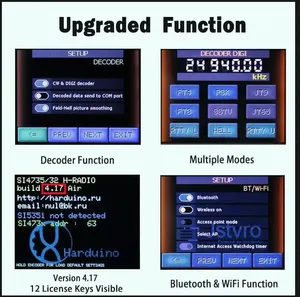 4.2ファームウェア2024アップグレード第2世代ATS25 MaxデコーダII + 公式アクティベーションコードフルレンジ無線受信機 - Product Image 6