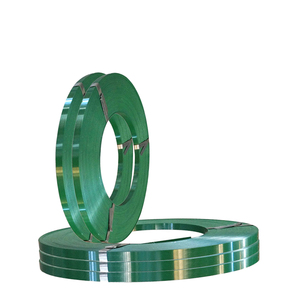 <span class=keywords><strong>Bande</strong></span> <span class=keywords><strong>de</strong></span> cerclage en acier prélaqué vert ciré <span class=keywords><strong>de</strong></span> 3/4 po pour emballage industriel, norme ASTM, <span class=keywords><strong>prix</strong></span> <span class=keywords><strong>de</strong></span> gros - Product Image 1