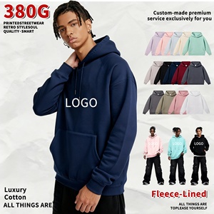 Vente en gros usine – Sweat à capuche personnalisé 380G, <span class=keywords><strong>prix</strong></span> bas, 100% coton épais, unisexe, confortable – Fabricants de sweats à capuche - Product Image 2