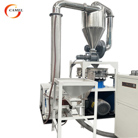 Broyeur de déchets de tuyaux en PVC/Machine de broyage de plastique PE PET EVA LLDPE/Machine de broyage de poudre plastique