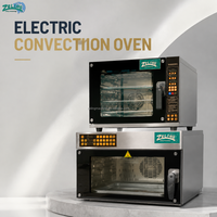 Four à convection électrique à écran tactile ZL-T4E ZL-T4E Mini four à air chaud commercial en acier inoxydable avec vapeur pour pâtisserie