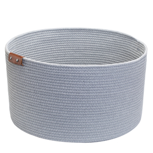 Woven Baskets Cotton Basket Cotton Cotton Rope Basket Large High Quality Custom Handmade Storage Woven Baskets Cotton Rope Basket