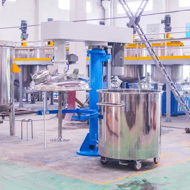 Máquina misturadora dissolver produção pintura industrial