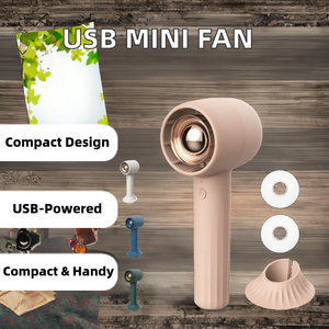2000mAh Portable <b>Mini</b> USB C Bladeless Electric Cooling Fan Handheld <b>Air</b> <b>Cooler</b> for Household Use in Home Car Wearable Table - Product Image 2