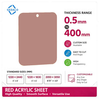 Feuille acrylique PMMA semi-transparente pour café, panneau en verre organique antistatique plié à chaud sur mesure pour support de cadre photo