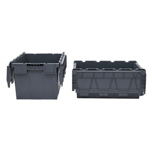 Nhà Máy bán hàng trực tiếp <span class=keywords><strong>Stackable</strong></span> Heavy-Duty Thùng nhựa có nắp đậy nhựa tái sử dụng di chuyển hộp - Product Image 6