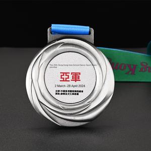 मुफ्त डिजाइन पॉलिशिंग फास्ट प्रूफिंग गेम गोल्ड/सिल्वर मेडल ट्राफियां जस्ता धातु क्रिस्टल पर्यावरण के अनुकूल कस्टम लोगो - Product Image 2