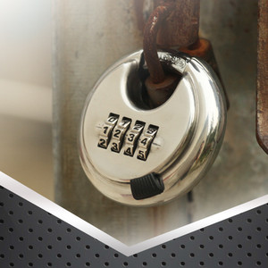 <span class=keywords><strong>Cadenas</strong></span> <span class=keywords><strong>à</strong></span> disque de 70 mm de bonne qualité, sécurisé, étanche, en acier inoxydable, <span class=keywords><strong>cadenas</strong></span> rond <span class=keywords><strong>à</strong></span> combinaison - Product Image 2