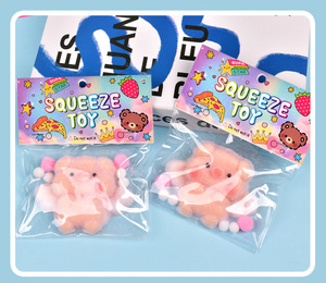 Elegant Angel Pig Handheld Stress <b>Toy</b> with Fuzzy Texture and Gentle Rebound for Sensory Play <b>Desk</b> Relaxation and Cute Gifts - Product Image 6