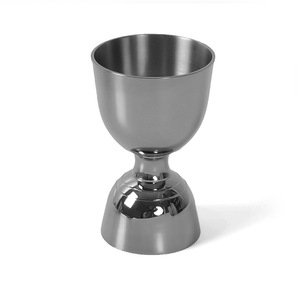 Logotipo personalizado Bartender Vodka <span class=keywords><strong>Whisky</strong></span> Cocktail Herramienta de medición Premium Bell Jigger con medidas en el interior - Product Image 3