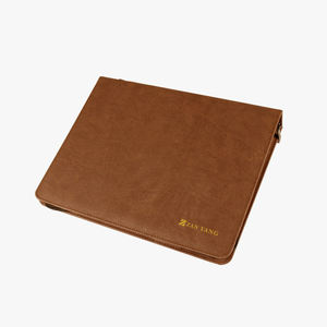 กระเป๋าเอกสารหนังแบบพับสามตอน ขนาด A4 พร้อมซิป สำหรับส่งเอกสาร  แบบสั่งทำพิเศษ - Product Image 3