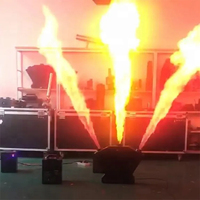 Machine à effets de feu de scène 150W, télécommande DMX, machine à flammes à 3 têtes pour spectacle de scène