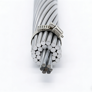 Câble ACSR, câble en aluminium toronné à âme en acier, câble <span class=keywords><strong>Almelec</strong></span>, câble d'alimentation aérien, conducteur nu, basse tension, fourniture directe d'usine - Product Image 2