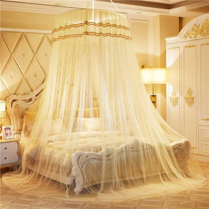 Bán Buôn Công Chúa Màu Be Vuông Đầu Treo Trang Trí Vua Kích Thước Giường <span class=keywords><strong>Dome</strong></span> Muỗi <span class=keywords><strong>Net</strong></span> - Product Image 4