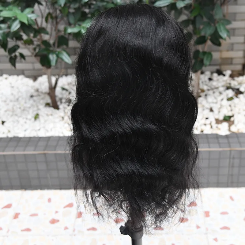 160% Density Transparent HD Human Hair 13 x 4 Frontal Lace Wigs body wavy Hand Made Swiss Lace Virgin Human Hair Wigs