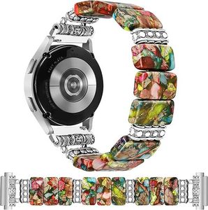 Dây đeo đồng hồ dây đeo tay thời trang dây đeo cổ tay cho Iwatch 38 42 mm Hoàng jasper đính cườm ban nhạc đồng hồ cho <span class=keywords><strong>Apple</strong></span> xem - Product Image 5