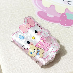 Pinza de Pelo Coreana de Acrílico con Diseño de Gato y Tiburón, Pinza de Pelo Moderna para Mujeres con Cabello Grueso - Product Image 6