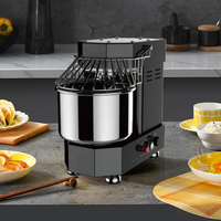 Homeuse Double Vitesse Pizza/Pain/Pâte Mélangeur Planétaire Farine Mélange Cuisson Machine 7-15L Pâte Spirale Mélangeur Maker