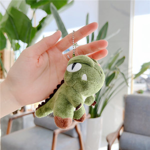 Internet populaire Tyrannosaurus Rex dinosaure porte-clés pendentif Polyester peluche poupée PP secouer tonique tissu sac suspendu poupée - Product Image 6