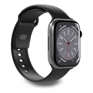 Correa Deportiva ICON para Apple Watch en Negro con Diseño de Dibujos Animados Rojos, para tamaños de 38mm, 42mm, 44mm y 49mm, PUICNAW44BLK - Product Image 4