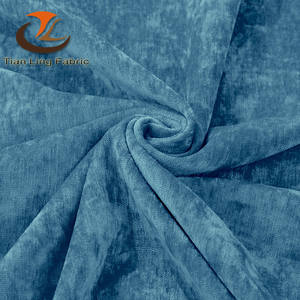 Tissu de <span class=keywords><strong>rideau</strong></span> en microfibre <span class=keywords><strong>double</strong></span> face 100 % polyester chenille tissé imperméable de haute qualité pour occultation textile de maison - Product Image 6