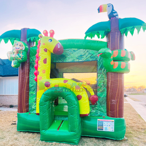 Outdoor combo bouncer commercial kids bounce <b>house</b> <b>inflatable</b> cat bouncy castle with slide - Product Image 5