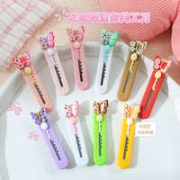 Cuchillo Plegable Multiusos con Diseño de Mariposa Kawaii para Niños, Venta al Por Mayor