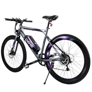 Neumáticos de 26 * 2.215 pulgadas, batería de litio de 48V8ah, freno de disco doble, cuadro de acero al carbono, bicicleta eléctrica de montaña - Product Image 4
