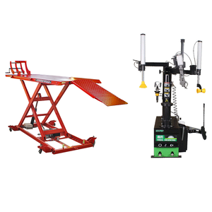 Elevador de tijera para motocicleta directo de fábrica Yingkou, elevador de coche de cilindro hidráulico de capacidad de 800kg - Product Image 1
