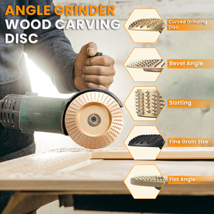 <span class=keywords><strong>Disque</strong></span> de sculpture universel pour <span class=keywords><strong>meuleuse</strong></span> d'angle, idéal pour les plateaux à thé et les détails de sculpture, roue de sculpture pour le travail du <span class=keywords><strong>bois</strong></span> - Product Image 1
