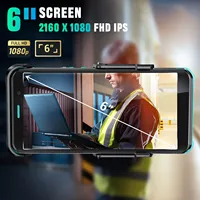 Terminal PAD Mobixtech de 6 Pulgadas, Android 14, Procesador Qualcomm de 6 GB, Escáner de Código de Barras, Computadora Móvil PDA con 16 Horas de Autonomía, 1D/2D/QR