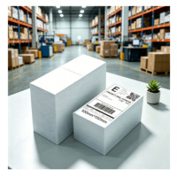 Papel Térmico Marca HONGXIN 100x150mm, Etiquetas Adhesivas Impermeables para Códigos de Barras, para Logística, Bebidas/Alimentos, Etiquetas de Impresión Personalizadas