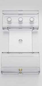 <b>Floating</b> Acrylic Graded Card Wall Display Shelf, Magnetic Slab Case Holder Mounted for cards game - Product Image 2