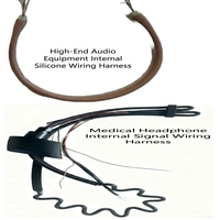 Kawat Tali Karet TPE/PU Berkualitas Tinggi untuk Headphone |   Rangkaian Kabel Headband dengan 4 Kabel Audio Inti |   OEM ODM