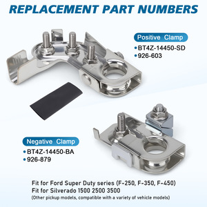 ชุดแคลมป์แบตเตอรี่ 926-603 926-879 สำหรับฟอร์ด เชฟโรเลต ดอดจ์ F250 F350 F450 โลหะผสมทองแดง - Product Image 3