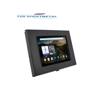 Boîtier électronique en aluminium sur mesure TZR OEM, fabrication de boîtiers en tôle métallique avec revêtement en poudre noire pour instruments