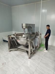 ماكينة صنع الحلوة ، وعاء التحريك الكوكبي الكامل لصلصة الكاري الكاملة ، وعاء طهي غلاية تغلف بالصلصة الباردة - Product Image 4