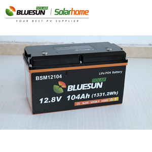 Batterie solaire à semi-conducteurs 12V 104Ah pour usage domestique avec 6000 cycles et garantie de 10 ans - Product Image 4