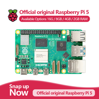 Raspberry Pi 5 Oficial Original, Cortex-A76, Linux, 2GB, 4GB, 8GB, 16GB, Placa Arm, Programación en Python, PCIe, Gigabit Ethernet, USB 3.0