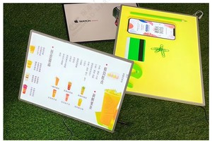Caja de Luz LED Ultra Delgada con Retroiluminación, Marco Publicitario Desplegable para Menús de Restaurantes y Promociones - Product Image 5