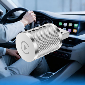 Adaptador Carplay Plateado Plug and Play, Adaptador Carplay Portátil 2 en 1, Adaptador Carplay de Cable a Inalámbrico para Automóvil - Product Image 1