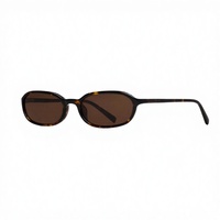 Lunettes de soleil Finewell FW2509 personnalisées avec logo, monture dorée intégrale ovale, polarisées UV400, style rétro classique en acétate, pour femmes et hommes, échantillon