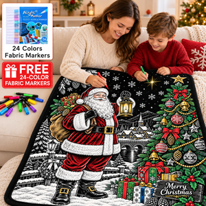 Manta de Franela Estampada de Santa Claus para Navidad, Rectangular, Antipelusas, Decoración del Hogar, Estilo Clásico de Invierno - Product Image 2