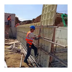 HFSY Custom High Quality Plastic Formwork Wall Lightweight Concrete Mold For Building Construction Coffrage Modular House