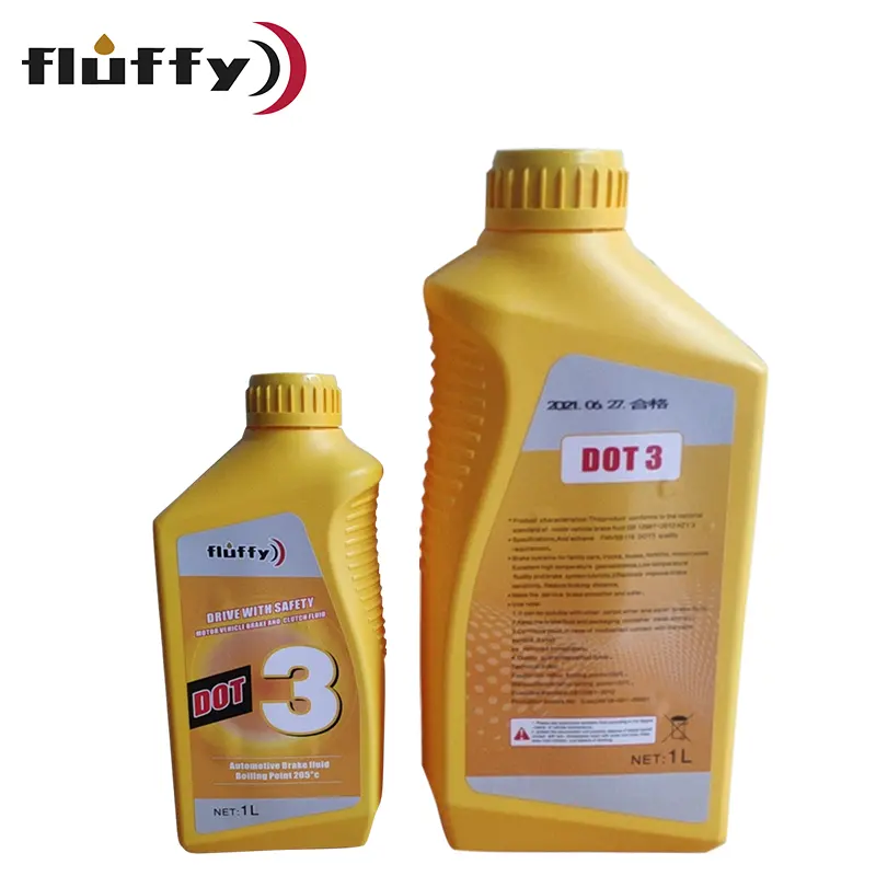 Lubricantes de alto rendimiento, líquido de frenos hidráulicos MSDS, venta al por mayor, Dot3